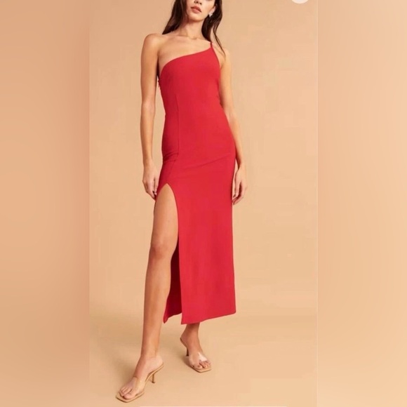 ABERCROMBIE & FITCH Red Maxi Dress Women’s size Small - Picture 16 of 16